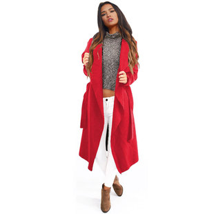 2025 autumn and winter large size woolen coat wool woolen long coat discount